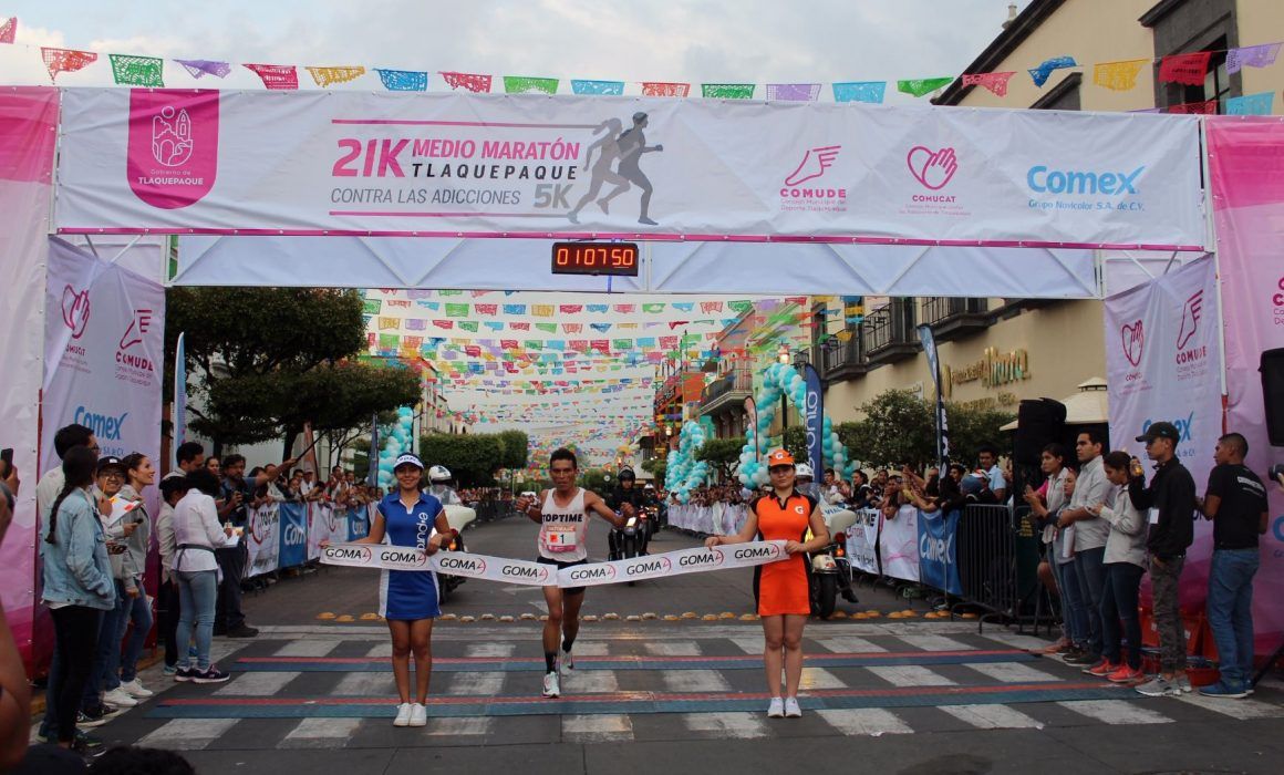 Ganan jaliscienses el X Medio Maratón de Tlaquepaque