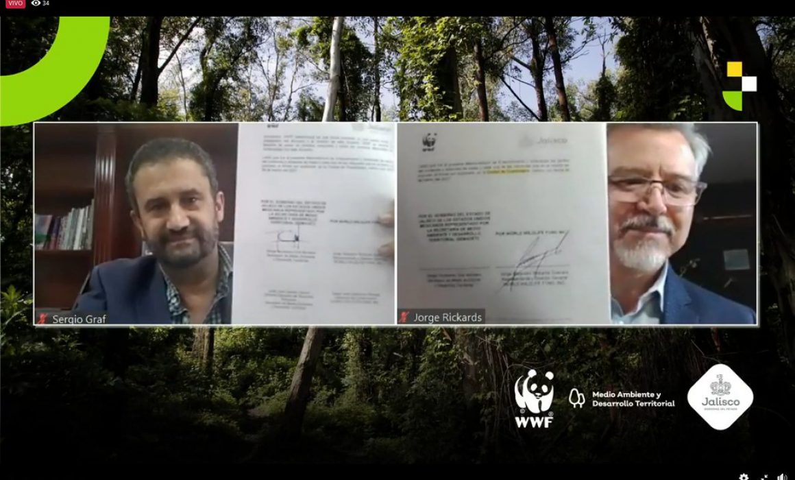 Jalisco firma convenio con el Fondo Mundial para la Naturaleza