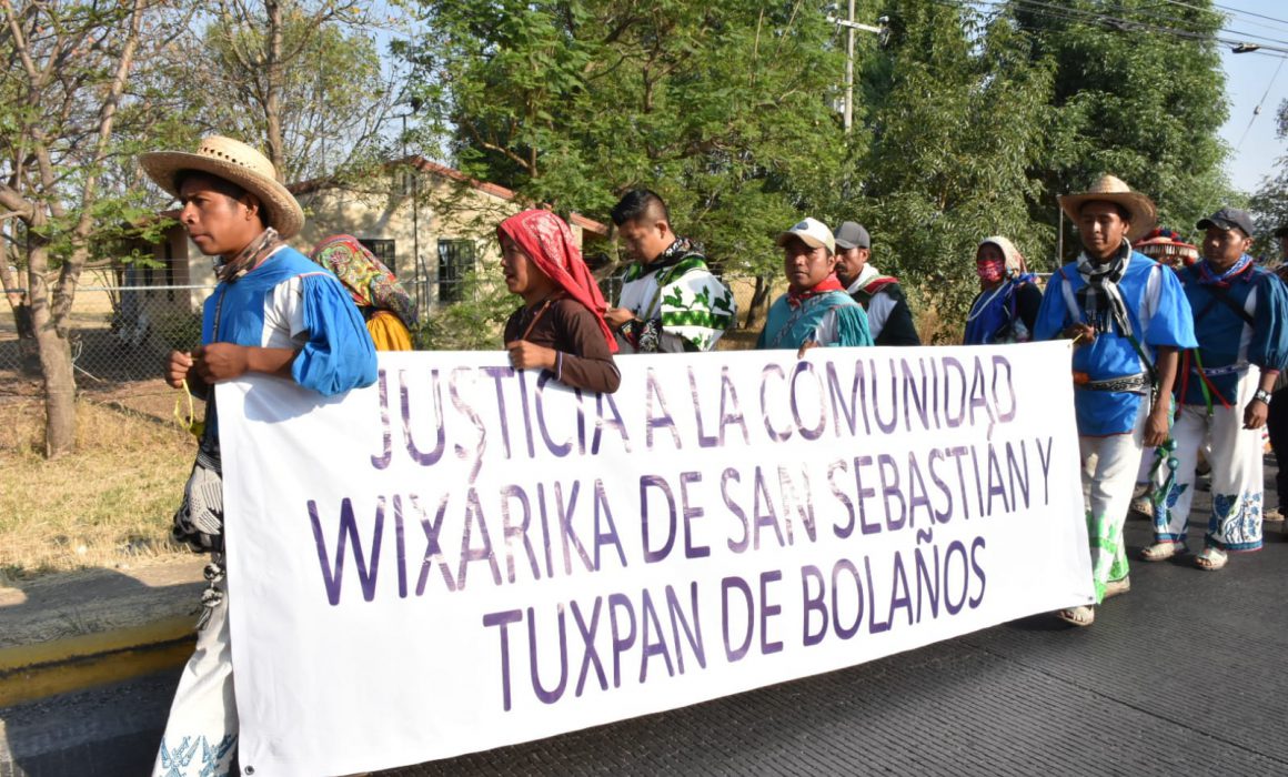 Caravana por la dignidad wixárika avanza hacia la CDMX; el Congreso Nacional Indígena llama a apoyarla