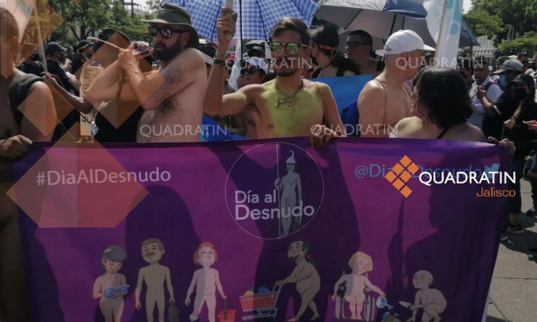 Invitan a desnudarse y querer su cuerpo con marcha en Guadalajara