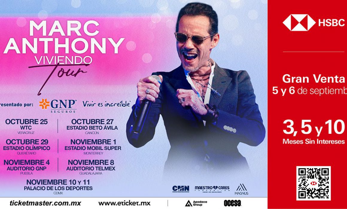 Regresará Marc Anthony a México; visitará 7 ciudades