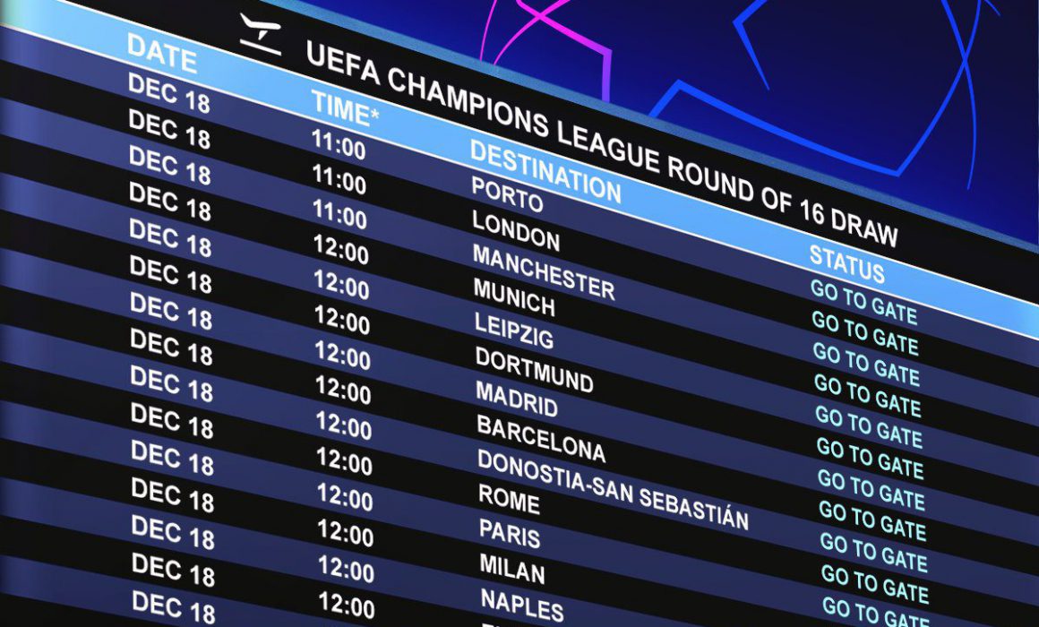 Todo listo para el sorteo de los octavos de final de Champions League ...