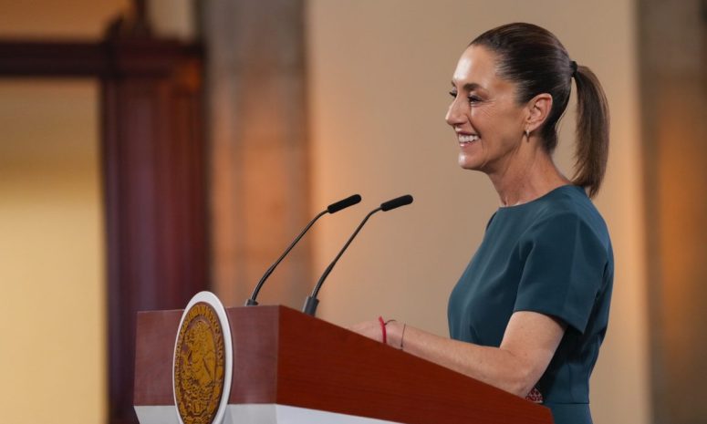 Llama Sheinbaum a paisanos a expresarse contra gravamen a remesas 