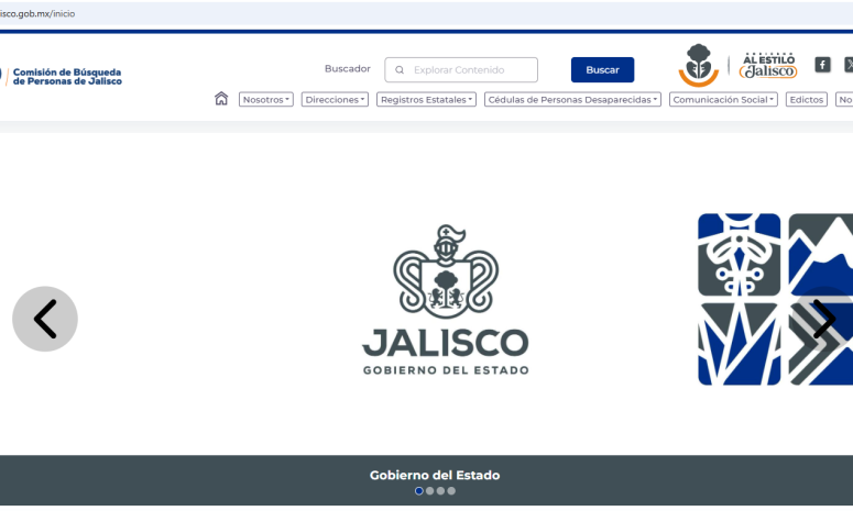 Comisión de búsqueda lanza sitio web oficial