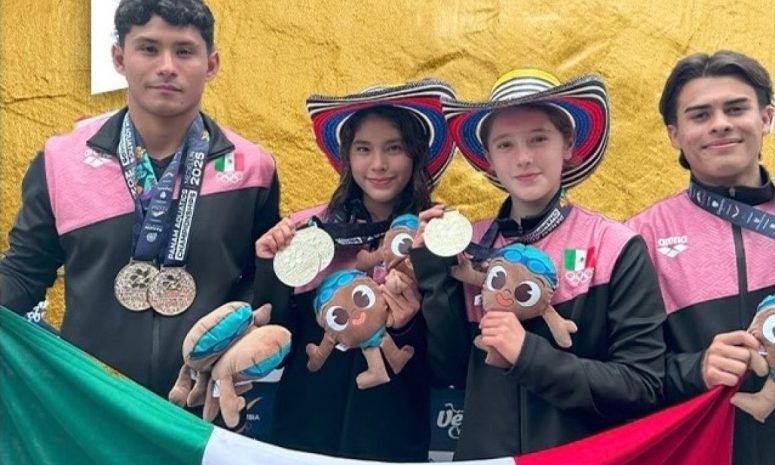 Arrasa México con 49 medallas en clavados en campeonato en Colombia