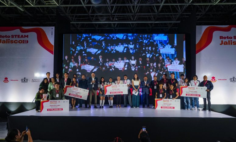 Reconocen talento e innovación de jóvenes en final del Reto Steam Jalisco