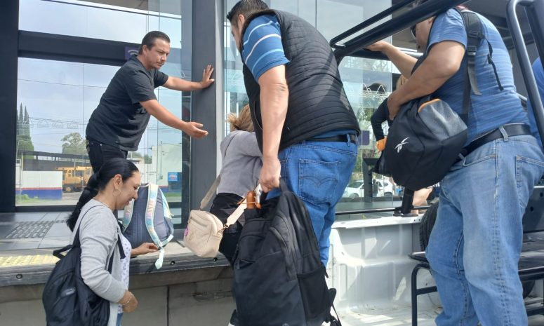 Reanudan labores trabajadores del sistema Mi Macro Periférico