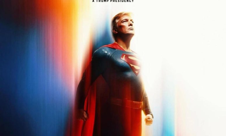 Publica la Casa Blanca imagen de Trump como Superman hecha con IA