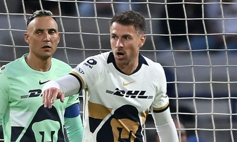 Empatan Pumas y Puebla en el debut de Aaron Ramsey en la Liga Mx