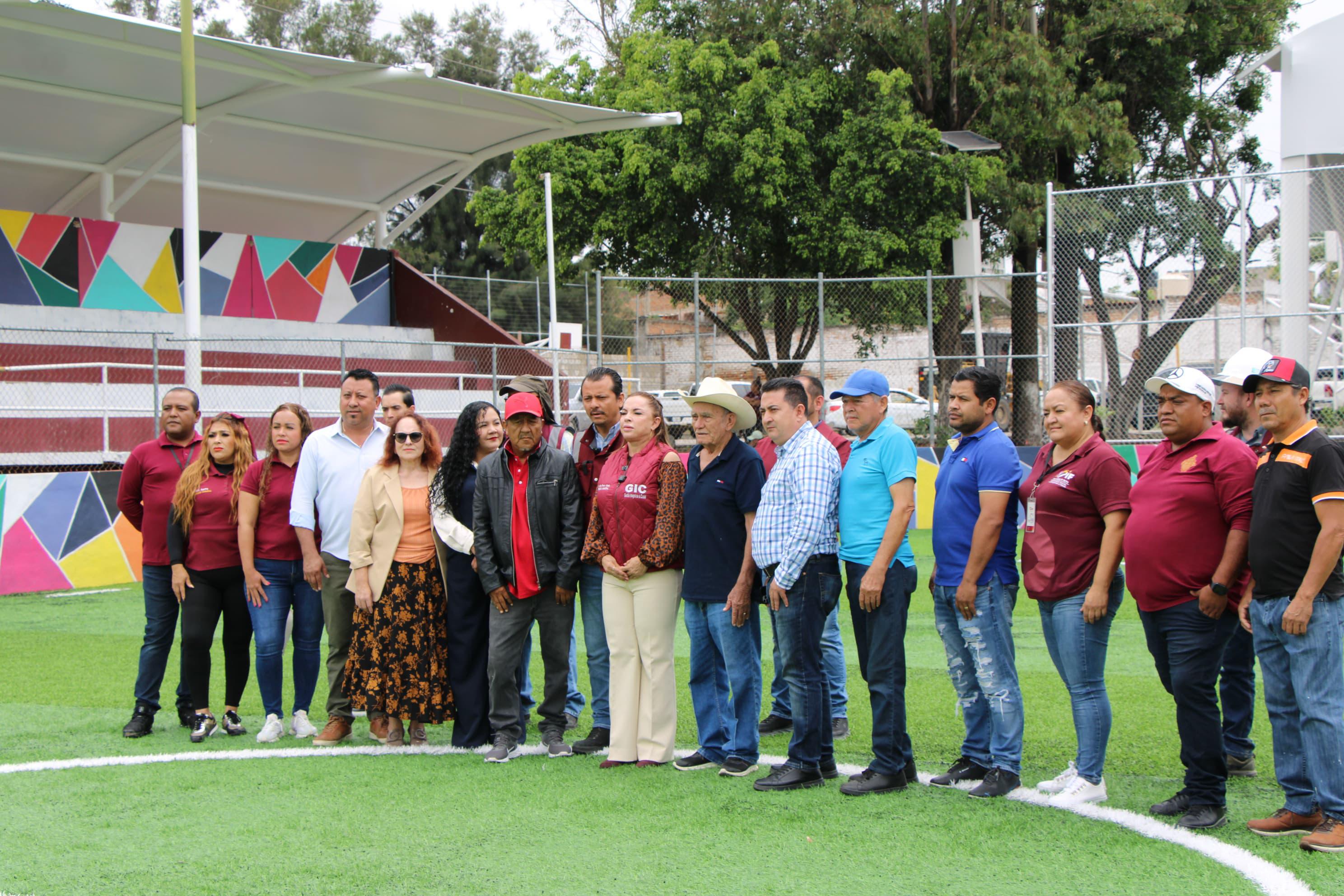 Entregan primera etapa de la Unidad Deportiva de Las Pintas en El Salto ...