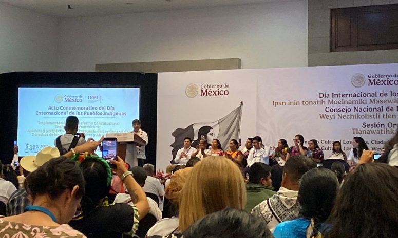 Comunidades originarias, motor de lucha en México: Hugo Aguilar