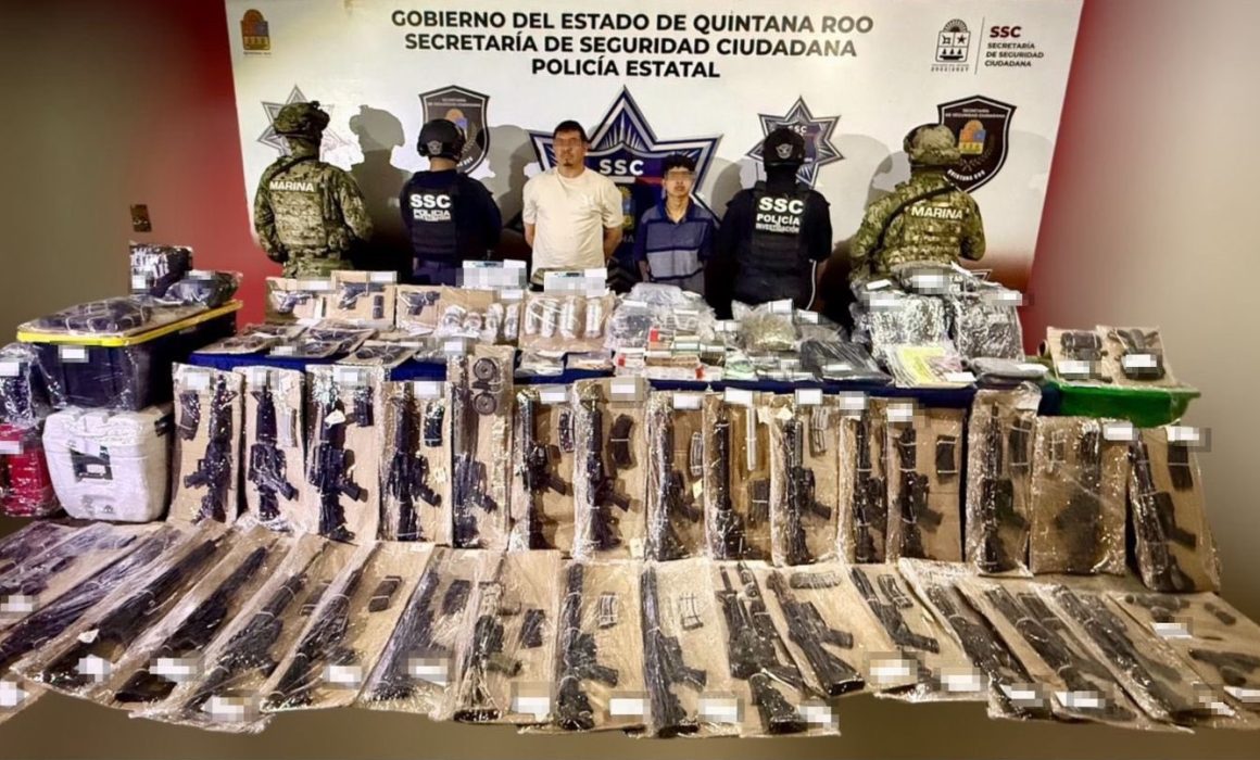 Cae presunto operador del CJNG en Cancún y aseguran armamento ...