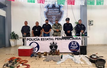 Droga y objetos prohibidos, lo asegurado en revisión en penal de Vallarta