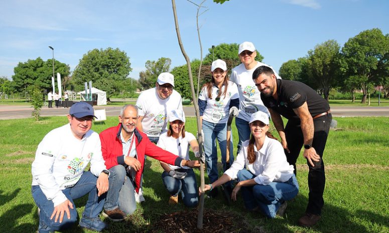 Faltan 65 árboles a la AMBU para completar su meta de arborización de 2026