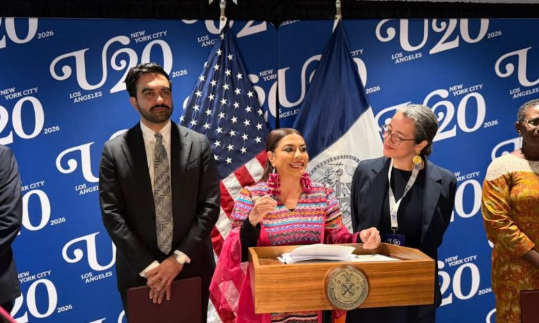 Alcalde de Nueva York elogia Utopías de CDMX como modelo inspirador