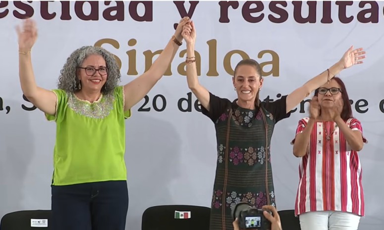 Sinaloa tiene todo el apoyo de la federación, afirma Sheinbaum