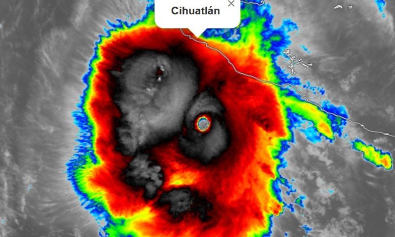 Huracán Polo traerá lluvias y elevará el oleaje en Jalisco