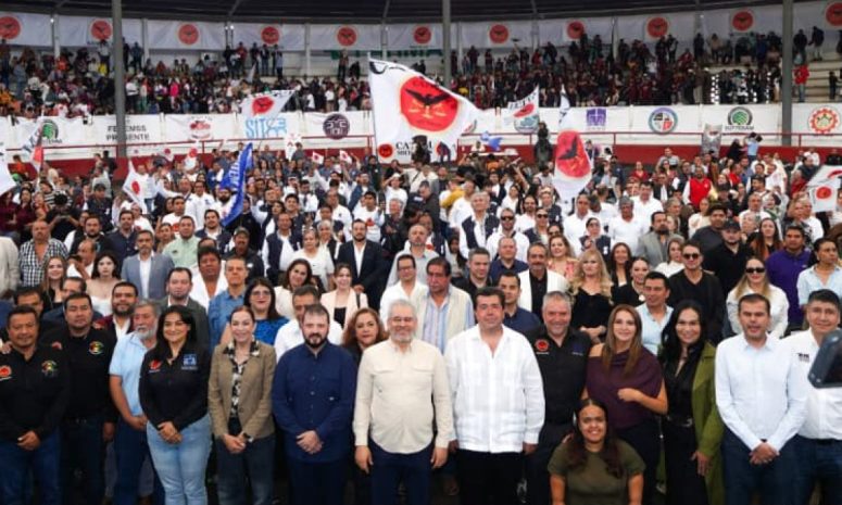 Refrenda Pedro Haces respaldo a Sheinbaum