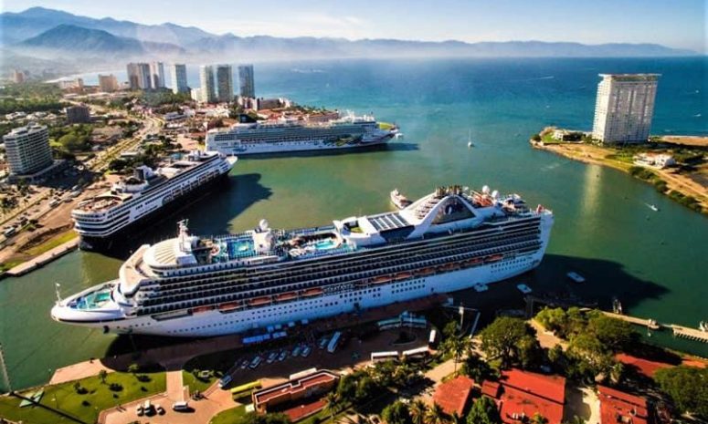 Puerto Vallarta tendrá mañana triple arribo de cruceros