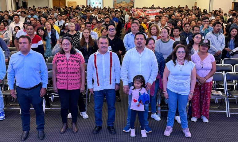 Respaldan maestros de la CNTE-Oaxaca lucha por la soberanía de Sheinbaum