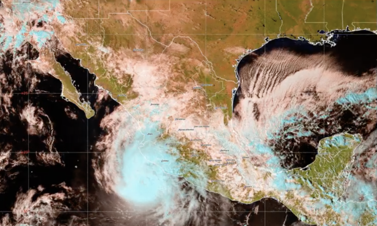 Trudy se intensifica a categoría 2 frente a costas de Guerrero y Colima
