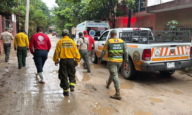 Protección Civil Jalisco realiza recorridos preventivos ante Huracán Trudy