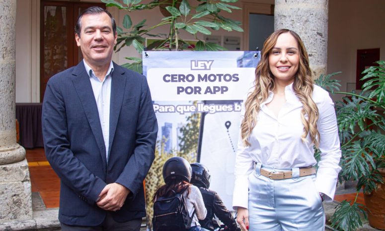 Proponen multas de 70 mil pesos a apps por viajes en moto en Jalisco
