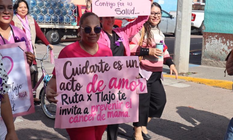 Realiza Tlajomulco la tercera Caminata Rosa y jornada médica preventiva