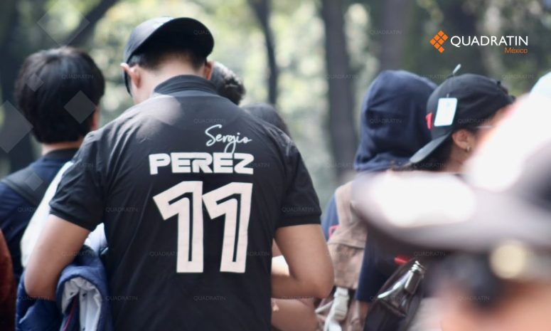 Impulsan 100 mil asistentes a Checo Pérez en Reforma