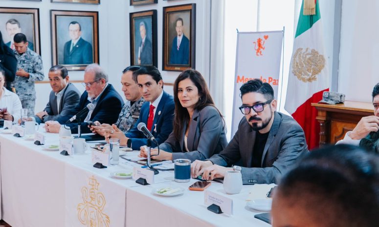 Encabeza Vero Delgadillo Mesa de Construcción de Paz; reforzarán seguridad